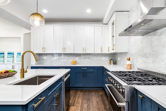 Blue Kitchen Cabinets Add A Special Designer Touch To Your Kitchen