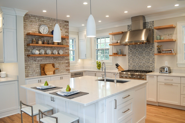 Kitchen Makeover With Off White Kitchen Cabinets